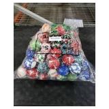 Yunsailing 108 Pcs Christmas Mini Stress Balls 2.4