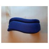 Neck Brace for Neck Pain and Support - Soft Cervical Collar for Sleeping in Bed, Snoozing, Sleeping Upright, Anti-Snoring, Sleep Apnea for Women & Men (Blue, Comfort Version, Medium) - Retail: $19"