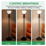 1-Pack Mogul Base 3-Way LED Light Bulbs, 10/20/30W (100/200/300W Equivalent), E39 Socket, Soft White 3000K - Perfect for Antique Floor Lamps, Vintage Pendants & Table Lamps - Retail: $30