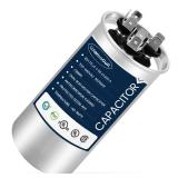 45/7.5 uF 45+7.5 MFD 370VAC or 440VAC Dual Run Start Round A/C Capacitor CBB65 CBB65B Air Conditioner Capacitors for AC Unit Fan Motor Start or Heat Pump or Condenser Straight Cool - Retail: $17