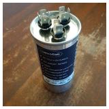 45/7.5 uF 45+7.5 MFD 370VAC or 440VAC Dual Run Start Round A/C Capacitor CBB65 CBB65B Air Conditioner Capacitors for AC Unit Fan Motor Start or Heat Pump or Condenser Straight Cool - Retail: $17