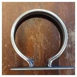 Hair Dryer Holder Wall Mounted, Blow Dryer Holder, Hair Tool Organizer for Hair Dryer Storage Hanger, Adhesive Hairdryer Holder for Bathroom Barber Shop (Black) - Retail: $13