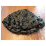 Short Black Finger Wave Wigs for Women 1920s Side Part Natural Wig Synthetic Heat Resistant Hair Halloween Wig for Vintage Daily Party(Black) - Retail: $24