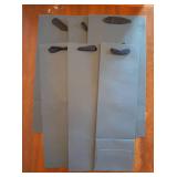 6Pcs Blue Wine Gift Bags for Single and Double Bottles Paper Bottle Bag with Handles for Wedding Birthday Party Favors - Retail: $8