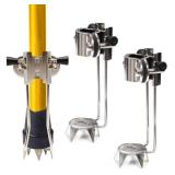 Cane Ice Tip Attachment, Outdoor Non-Slip in Winter Durable Metal 5-Prong Tip, Improve Balance for Adult Outdoor Walking, Walking Sticks Tools (2 Pack) - Retail: $10