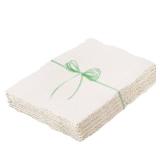 50 Sheets Watercolor Paper 8.5 x 11inch, 160 GSM Deckled Edge Paper Rough/Textured Handmade Paper for Wedding Invitations, Cards, Crafts - Retail: $15