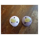 BIBS Pacifiers 6-18 Months | Colour Collection 2-Pack | BPA-Free Anatomical Natural Rubber Nipple | Made in Denmark | Violet Sky/Mauve Color Pacifier - Retail: $16