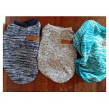 3 Pack Dog Sweaters for Small Dogs Girl Boy Winter Fleece Clothes Warm Soft Dog Sweatshirt Outfit for Dogs Cats Pet Apparel - Retail: $12