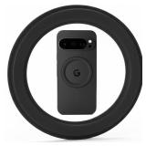 2X Stronger for MagSafe Sticker, Magnetic Phone Mount, Magnets for Back of Phone, Sticky Base for PopSocket Kindle, Compatible with Most Case & All Phones (2, Black) - Retail: $15