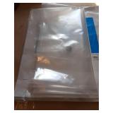 Small Shower Curtain Liner, 36x72 Stall Plastic Clear Shower Curtain Liner, PEVA Cute Narrow Shower Liner, Stand Up Shower Curtain Liners with 2 Magnets and 6 Rustproof Grommet Holes - Retail: $7