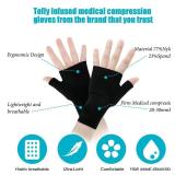 4 Pcs Unisex Wrist Thumb Support Fingerless Compression Gloves Wrist Support Brace for Sports, Fits Small-Check Size Chart Before Ordering (Black, Nude Color,4.3-5.1 Inch) - Retail: $15