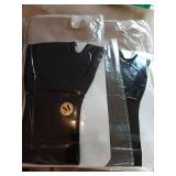 4 Pcs Unisex Wrist Thumb Support Fingerless Compression Gloves Wrist Support Brace for Sports, Fits Small-Check Size Chart Before Ordering (Black, Nude Color,4.3-5.1 Inch) - Retail: $15