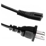 Replacement US 2Prong AC Power Cord Cable for Sony CFDS50 CFD-S50 Portable CD, Cassette & AM/FM Radio Boombox - Retail: $7