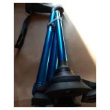 Walking Cane for Men & Women - Foldable, Adjustable, Lightweight, Self Standing Pivot Walking Cane, Soft Handle Grip, with Travel Bag, Walking Sticks for Seniors & Adults (Blue) - Retail: $27
