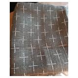 Decorative 14x36 Lumbar Pillow Cover, Olive Green Cross Pattern Woven Textured Cushion Case Polyester Cozy Modern Farmhouse Vintage Pillowcase for Couch Sofa Bed Living Room, ONLY 1 Cover - Retail: $1