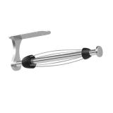 Paper Towel Holder Under Cabinet, One-Handed Tear, Wall Mount, Adhesive, Silver, Paper Roll Holder with Ratchet Mechanism for Kitchen Bathroom Farmhouse Essentials Decor Accessories - Retail: $15