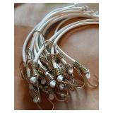 15 Pack Heavy Duty Bungee Cords with Hooks 10 Inch Mini Bungee Cords Heavy Duty Outdoor White Elastic Rope Rubber Strap for Camping Luggage Roof Racks Car Tents Tarps Bikes Rvs - Retail: $10