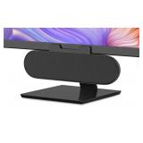 Computer Speakers for Desktop Monitor, Single Speakers for Desktop PC, Laptop Speaker with Loud Sound, Volume Control Easily Clamps to Monitors(USB-C to USB Adapter Included) (Black) - Retail: $23
