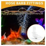 6 Pcs Universal Automotive Vacuum Tubing Connector - Car 90 Degree 7/32 L Shaped Vacuum Tubing Connector Assortment 2 Way Vacuum Line Fittings - Plastic Transparent - Retail: $7"