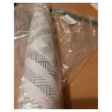 Home Green and White Geometric Wallpaper Peel and Stick Contact Paper for Cabinets and Drawers Boho Green White Contact Paper Removable Self Adhesive Modern Wallpaper for Bedroom 17.3inW 393inL - Reta