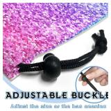 Car Trash Bag Hanging Back of Seat Waterproof Small Cute Printed One-handed Strap Drawstring Garbage Bags for Car-Glitter Pink - Retail: $10