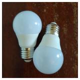 Safety Low Voltage 5V 5W 3-Way Dimmable LED Light Bulb, G45 E26 E27 Base Energy-Saving Bulb, 60W Equivalent, 400 Lumens A19 Bulb, 2700K LED Light, 2 Pack - Retail: $16