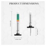 1PCS Tire Wear Gauge, Tire Tread Depth Gauge, 25MM/32nds Color Coded Tire Tread Depth Gauge, Tire Tread Depth Accurate Measurement Tools, Tread Depth Meter Suitable for Cars, Trucks - Retail: $4