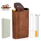 Metal Pipe-Handmade Storage Case, Compact Decorative Box for Home & Travel. - Retail: $21