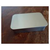 Metal Pipe-Handmade Storage Case, Compact Decorative Box for Home & Travel. - Retail: $21