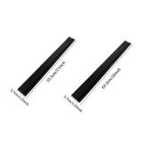 Silicone Stove Gap Covers (2 Pack), Stove Gap Guard, Heat Resistant Oven Gap Filler, Easy Clean,25 Inches, Black - Retail: $10