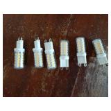 E12 Edison LED Light Bulbs 40 Watt Equivalent Candelabra, Dimmable 2700K Warm White T6 Clear LED Bulbs 4W 400lm Vintage T25 for Chandelier Ceiling Fan, Tubular Small Filament Bulbs, 6 Packs - Retail: 