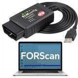 ELM327-based OBD2 to USB Diagnostic Scan Tool with MS-Can/HS-Can Switch for Ford Lincoln Mazda Mercury Vehicles - Retail: $34