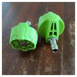 2 Pack 6 in 1 Pressure Washer Nozzles with 1/4 Inch Quick Changeover and Adjustable Plug Connect, 4000 Psi - Retail: $18