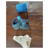 Thumb Brace for Osteoarthritis - with Shape-memory Restriction Splint, CMC Joint Stabilizer, Basal Thumb Arthritis Pain Relief and Support for Women and Men (Blue, Right Hand, Small) - Retail: $34