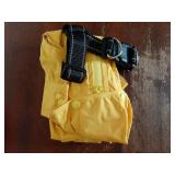 Dog Raincoat Waterproof - Dog Rain Jacket with Harness and Hood Lightweight, Reflective Dogs Rain Coat for Large Medium Small Dogs Girl Boy Puppy Poncho Pet Clothes (Yellow, S) - Retail: $26