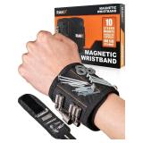 RAK Magnetic Wristband for Tools - Premium Tool Belt for Holding Screws Nails with Powerful Magnets, Birthday Gifts for Men, Cool Gadgets Stuff Gifts for Dad, Husband, Grandpa, Handyman, Him - Retail: