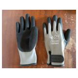 100% Waterproof Gloves for Men and Women, Winter Work Gloves for Cold Weather, Thermal Insulated Freezer Gloves, Touch Screen, With Grip, Grey, Small - Retail: $19