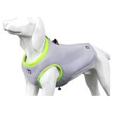 Dog Cooling Vest Harness Cooler Jacket Grey Green X-Large - Retail: $40