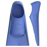 Swim Fins, Kids Swim Training Fins for Lap Swimming, Travel Size Flippers with Mesh Bag, Silicone Swimming Fins for Kids Teens Adults Women Men - Retail: $26