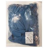 Sliding Door Window Treatment Blackout Patio Door Curtain Panels, Privacy Thermal Drapes for Bedroom Living Room Department with Grommet Top (Moroccan Blue, W66 x L110) - Retail: $47