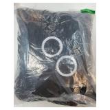 100PCS Spandex Stretch Chair Sashes Bows Elastic Chair Cover Bands Ties with Buckle Slider for Wedding Party Reception Events Universal Ceremony Banquet Decorations(Black) - Retail: $40