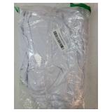 Cocktail Table Covers, 2 Pack - Fitted Stretch Spandex High Top Cocktail Tablecloths with Elastic Corners (White, Fit for 30-32" Diameter x 43" Height Tables) - Retail: $22"