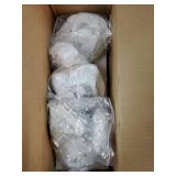 Crystal Chandeliers for Dining Room Lights Fixture Over Table, 3 Pack Gold Modern Pendant Light Fixtureï¼Crystal Pendant Lighting for Kitchen Island Bathroom Bar.  One Globe is Damaged. - Retail: 