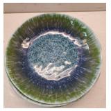 Melamine Pasta Bowls Large Salad Bowls Set 9 inch Sets of 6 pcs Soup Bowls Wide Shallow Flat Turquoise Teal Round Dinnerware Tableware Dishwasher Safe Not Microware Not Oven - Retail: $30