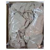 Amazon Basics Lightweight Super Soft Easy Care Wrinkle Free Breathable Brushed Microfiber 3-Piece Bed Sheet Set with 14-Inch Deep Pockets, Twin, Beige, Solid - Retail: $16