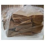 LIHOMR Gift Bags 8.25 X5.9 X3.15 100pcs Brown Kraft Paper Bag with Handles for Small Business Christmas Bulk, Wedding, Party Favor, Shopping, Lunch, Halloween Trick-or-Treat Bags - Retail: $16"