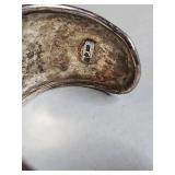 Silpada .925 Sterling Silver and Onyx Cuff Bracelet 60g