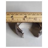 Silpada .925 Sterling Silver Wide Cuff Bracelet with Scroll Design 51g