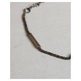 Silpada .925 Sterling Silver Bar Link Chain Bracelet 4.9g