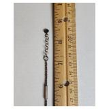 Silpada .925 Sterling Silver Bar Link Chain Bracelet 4.9g